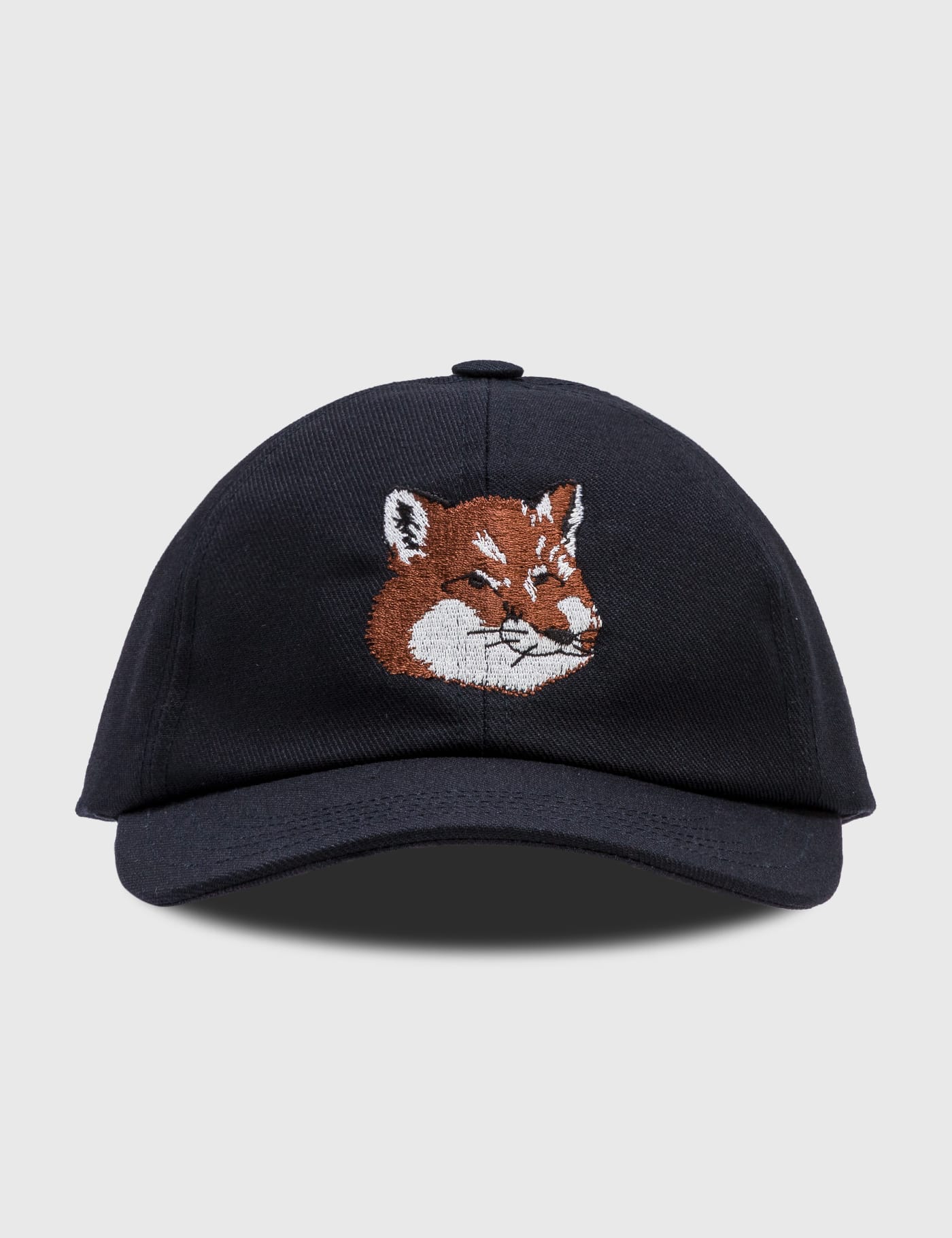 Maison Kitsune - Large Fox Head Embroidery Cap | HBX - Globally Curated  Fashion and Lifestyle by Hypebeast