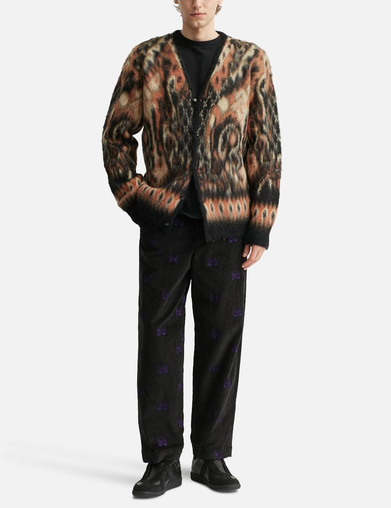 Needles Mohair Cardigan - Vibrant paisley mohair-blend cardigan