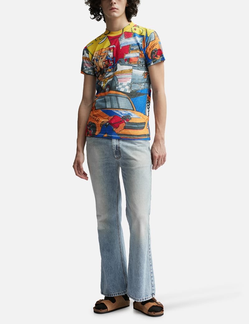 ERL Printed cotton Ｔシャツ ERL - UNISEX ALL OVER PRINTED T-SHIRT KNIT | HBX - Globally