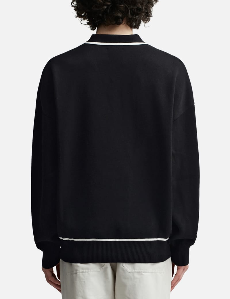 スウェット・トレーナー Malbon Golf Airy double-paper half-zip t-shirt BLACK MAN M33 Malbon Golf - OXNARD SHIRT | HBX - Globally Curated Fashion