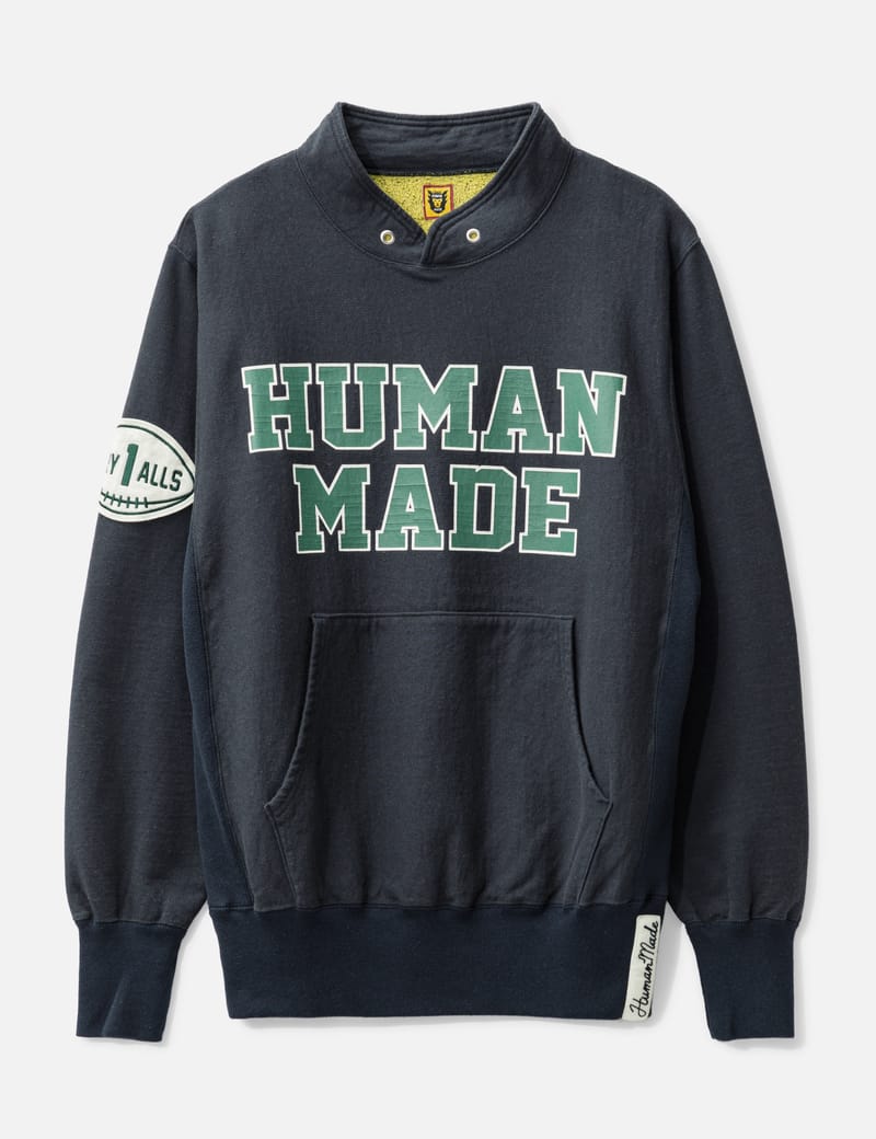 Human Made - Stand Collar Sweatshirt | HBX - Globally Curated