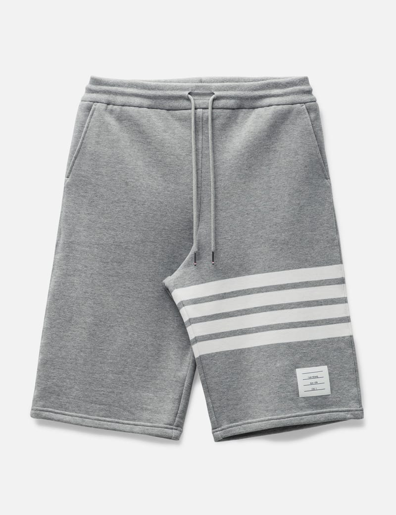 Thom Browne - Cotton Loopback Engineered 4-Bar Sweat Shorts | HBX