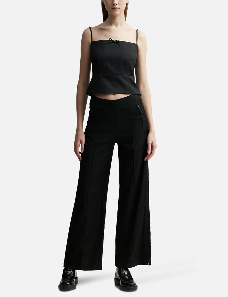 国内発送 SANDY LIANG☆リボン Suno パンツ ライトグレー Sandy Liang - Suno Pants | HBX - Globally Curated Fashion