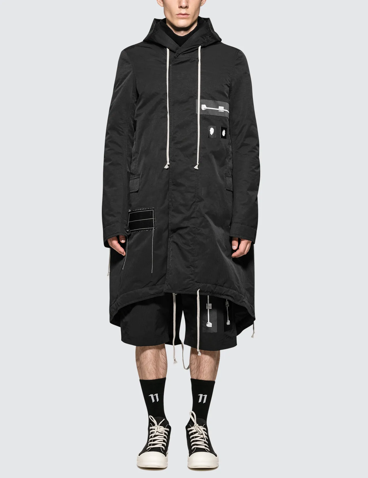 Rick owens drkshdw fishtail on sale parka