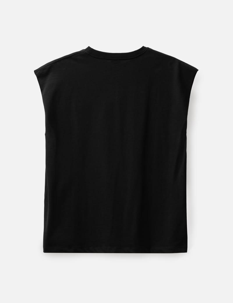 【SKY HIGH FARM WORKWEAR】SHF SAND Msize Sky High Farm Workwear - SHF SAND SLEEVELESS T-SHIRT | HBX