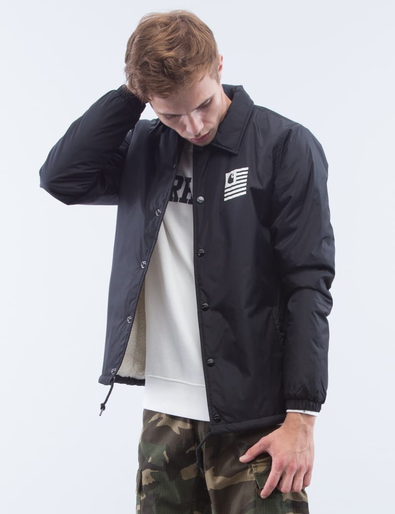 Carhartt pile coach jacket sale