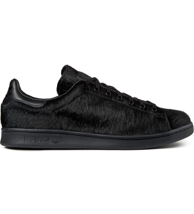 Adidas stan on sale smith black pony