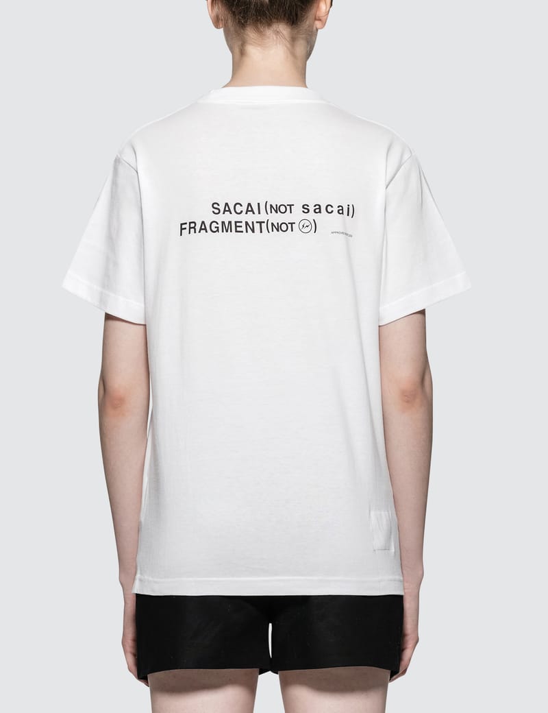 Sacai x Fragment Design - Sacai Box Logo S/S T-Shirt | HBX
