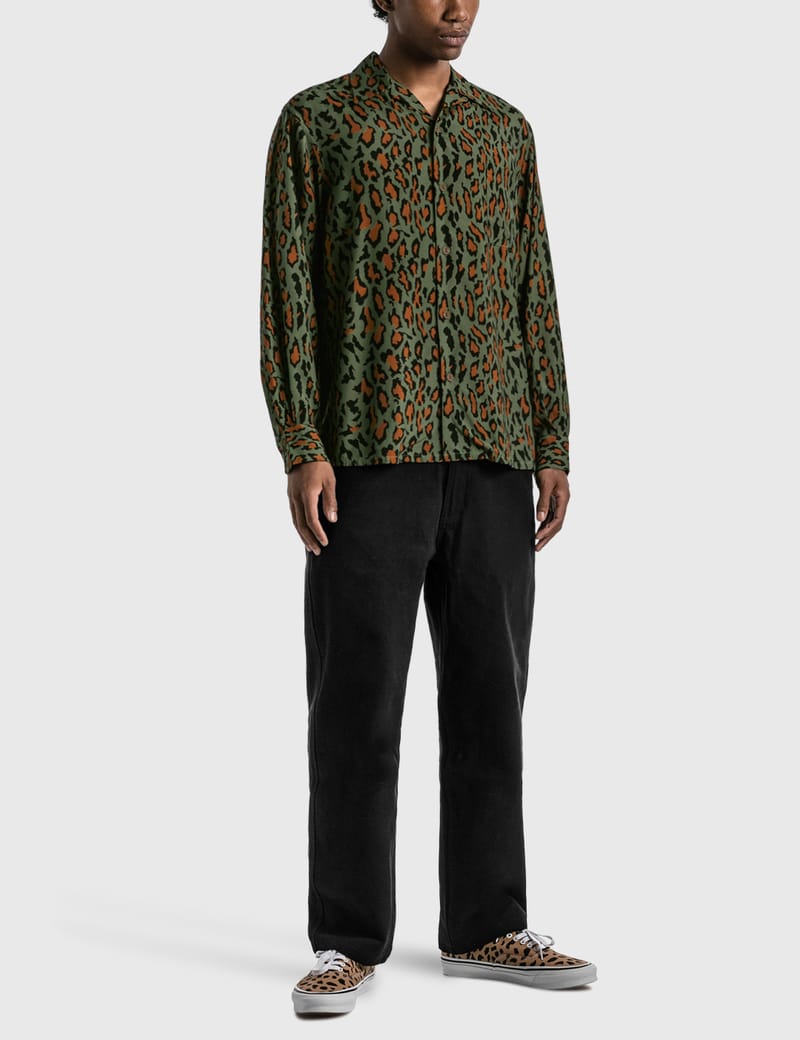 Wacko Maria - Leopard Open Collar Shirt | HBX - Globally