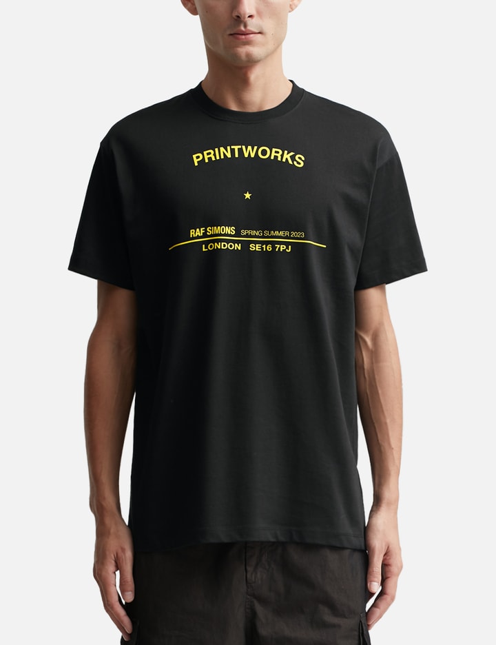 Raf Simons - Printworks Tour T-Shirt | HBX