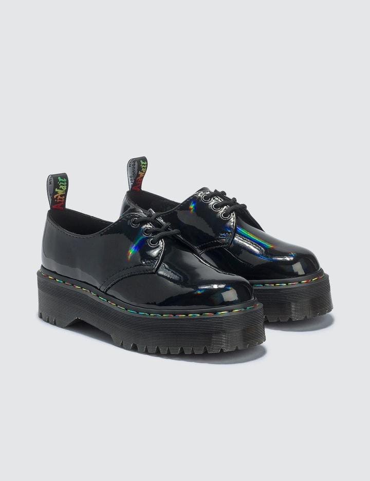 Dr. Martens - 1461 Rainbow Patent Quad | HBX - Globally Curated Fashion and Lifestyle by Hypebeast