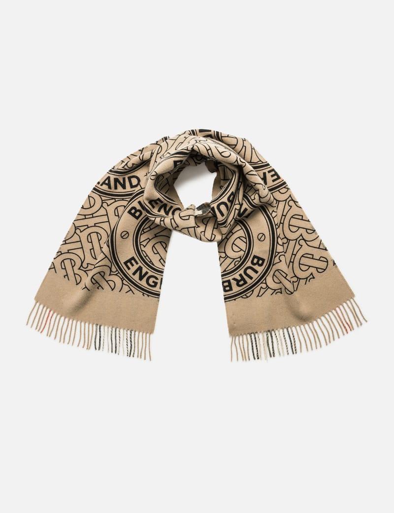 【Burberry】ロゴカシミヤスカーフ メンズ シルク、ウール、カシミアスカーフ | Burberry® 公式サイト