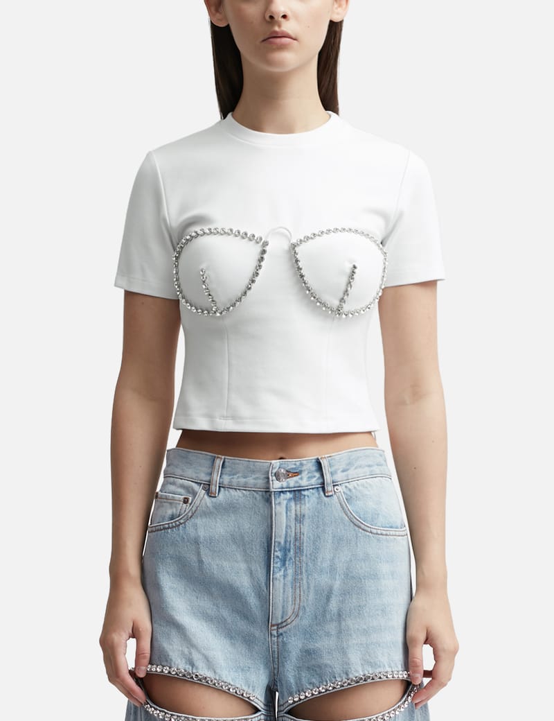 Tee best sale shirt bustier