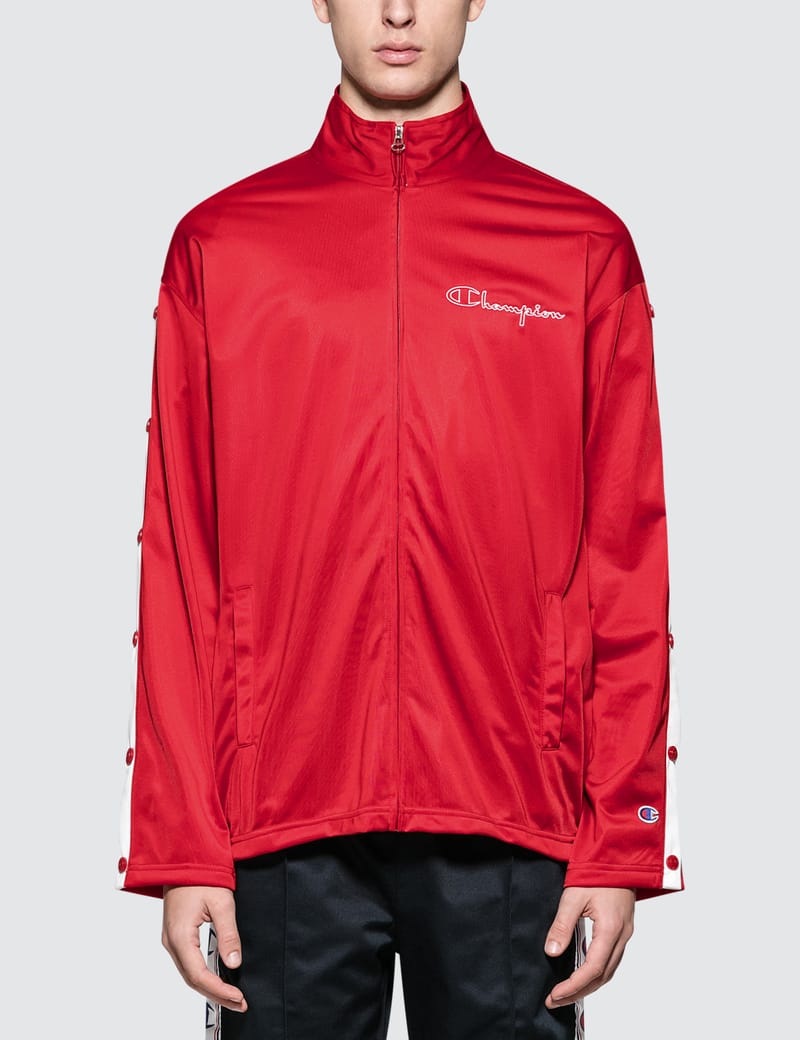 Champion Reverse Weave - Track Jacket With Snap Details | HBX