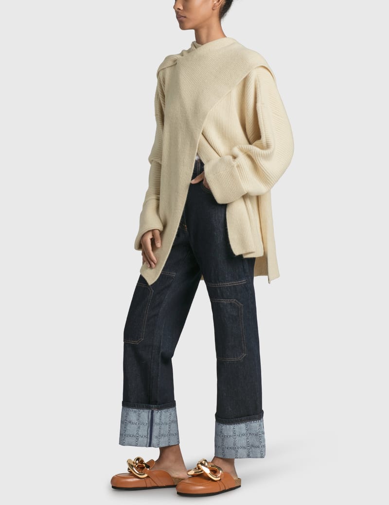 【新品未使用】JW ANDERSON オーバーサイズドレープカーディガン JW Anderson - オーバーサイズ ドレープ カーディガン | HBX