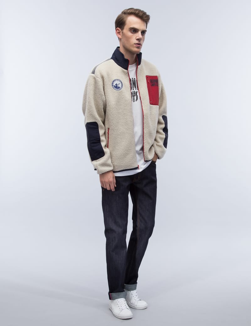 Billionaire Boys Club - Sherpa Fleece Zip Through Jacket | HBX