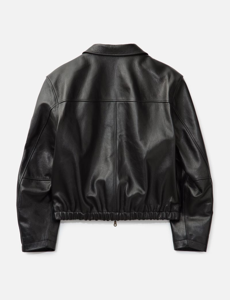 COOR - Goat Skin Pilot Leather Jumper | HBX