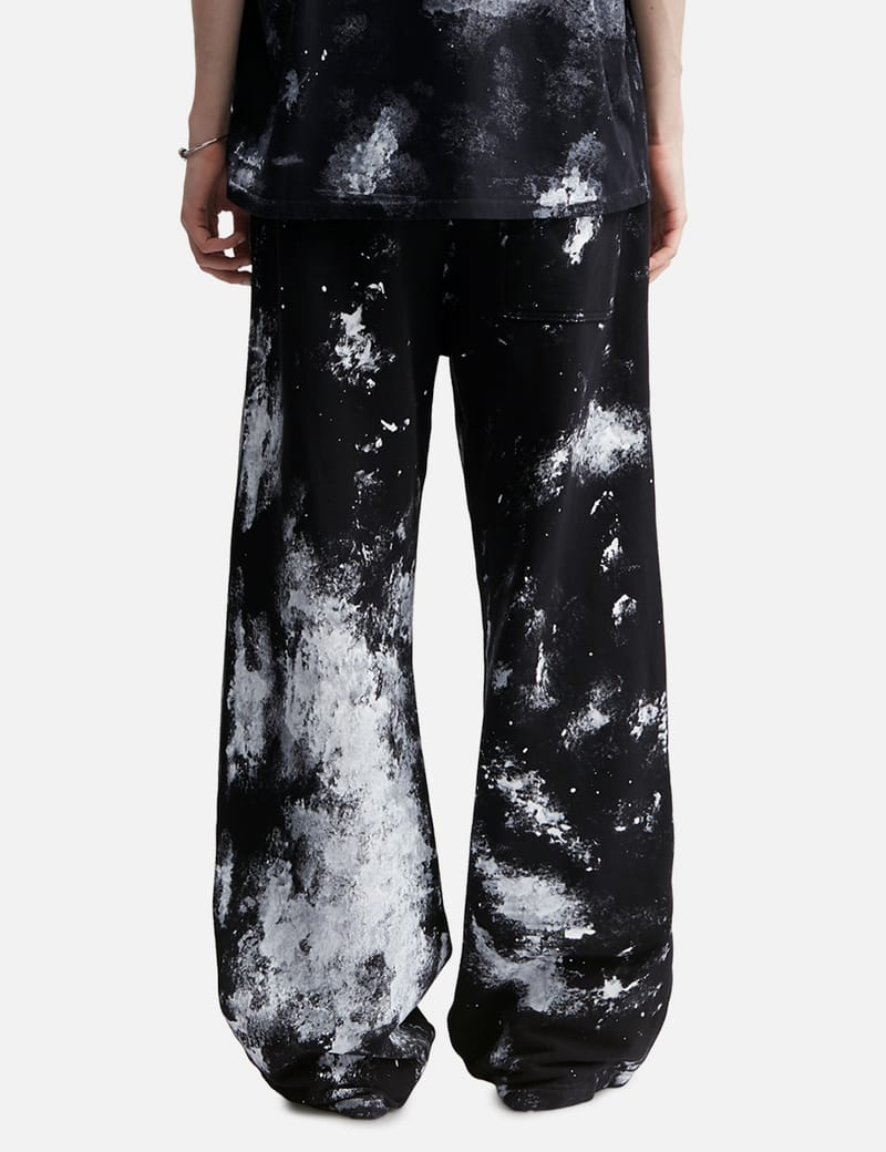 MM6 Maison Margiela Paint Pant - 総柄プリントと微フレアが映える