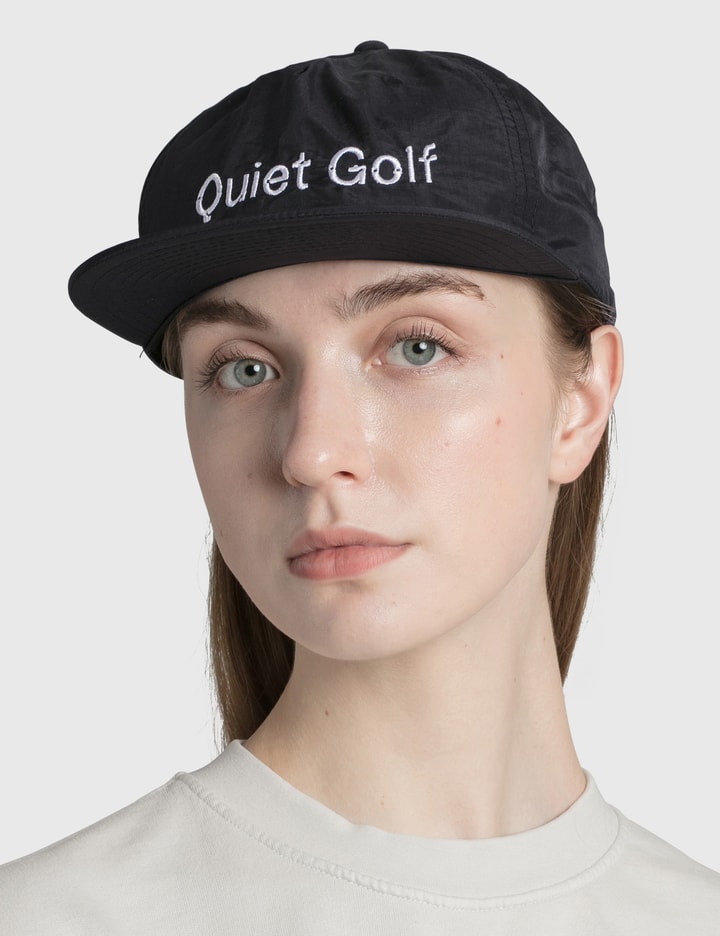 QUIET GOLF TYPEFACE SNAPBACK HAT HBX Globally Curated Fashion and