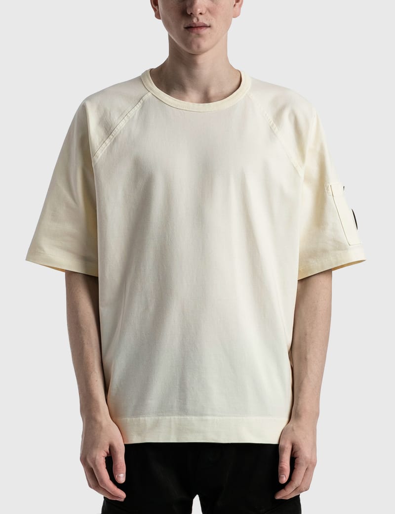 【送料&関税込】C.P. Company Sweatshirt C.P. Company - Heavy Jersey Mixed Short Sleeve Sweatshirt
