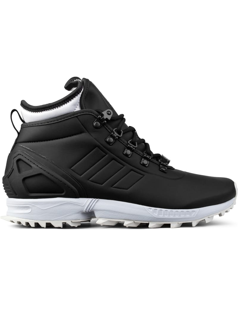 Black ZX Flux Winter Shoes