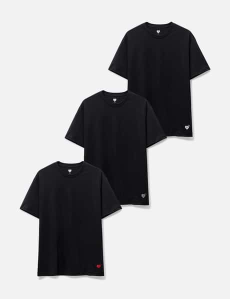human made 3 pack t shirt