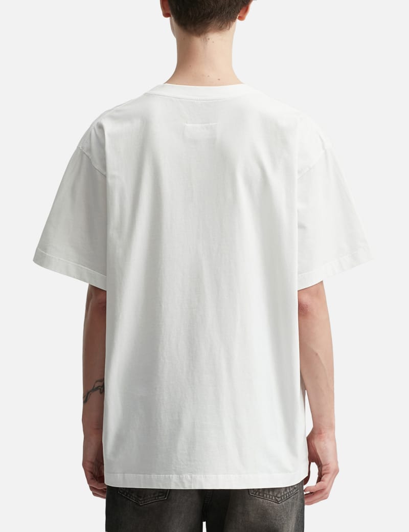 MM6 Maison Margiela Stamp Print T-Shirt - イタリア製オフホワイトの