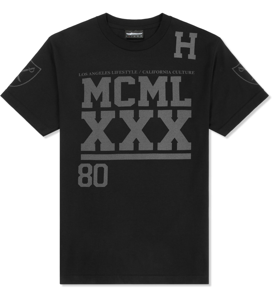 The Hundreds - Black Bendone T-Shirt | HBX - Globally Curated Fashion ...
