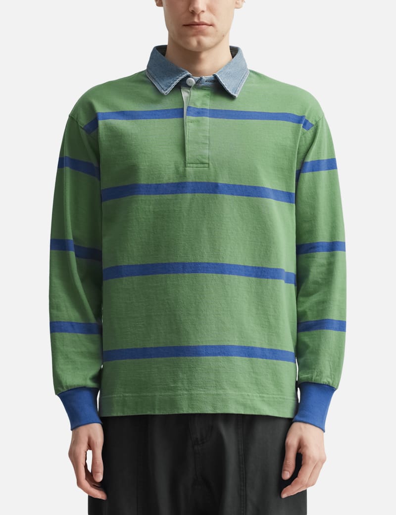 新品 XL Gramicci LANGDON RUGBY SHIRT Gramicci Langdon Rugby Shirt - Stripe | Garmentory