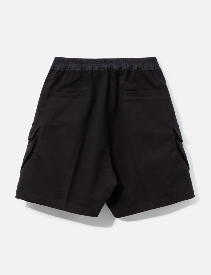Rick Owens Cargobela Shorts - Knee-length wide-leg cargo shorts in