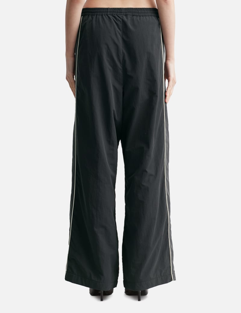 AMBUSH® - NYLON WIDE PANTS BLACK PAVEMENT | HBX - Globally Curated