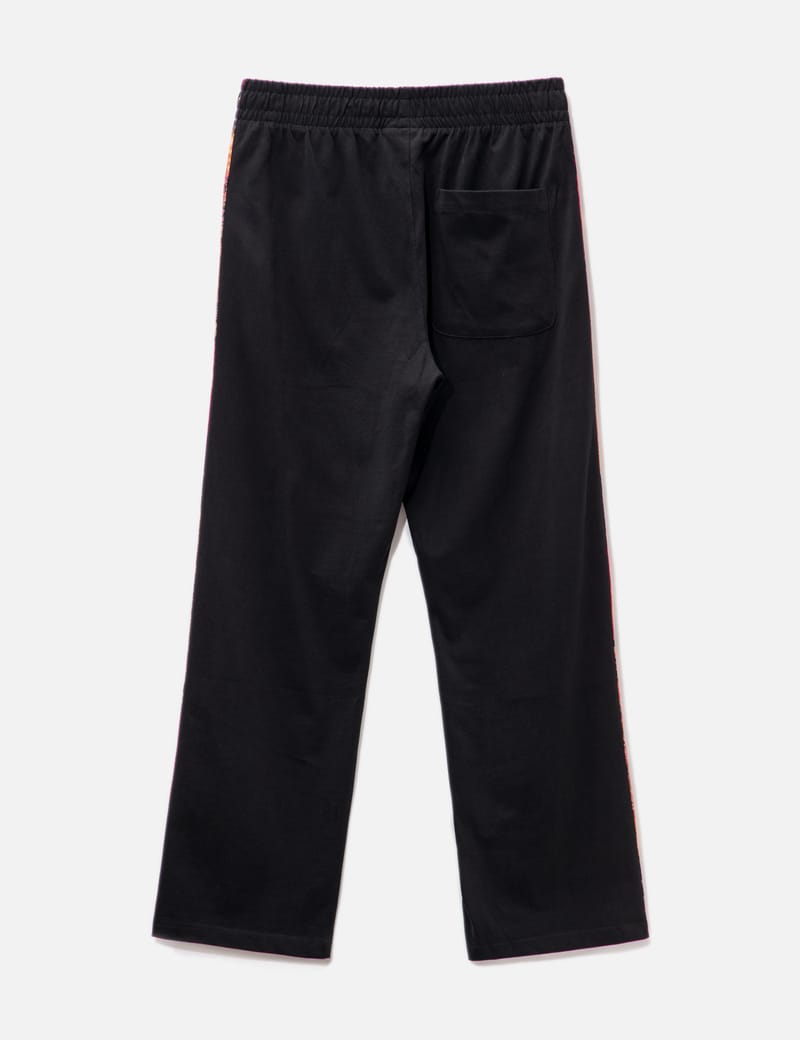 Adidas tape hot sale track pants