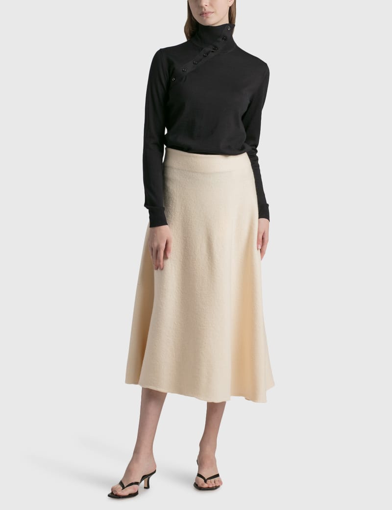 Jil Sander - ボイル ウール スカート | HBX