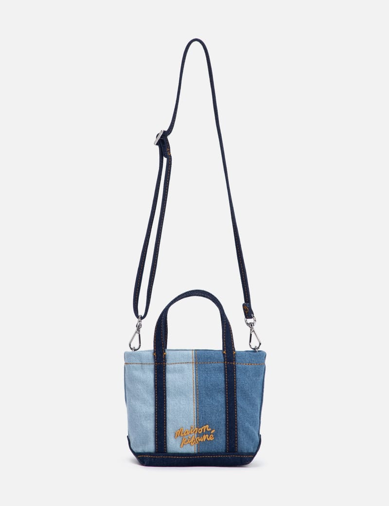 ショルダーバッグ・ポシェット Maison Kitsune FOX HEAD MINI DENIM TOTE Maison Kitsuné - FOX HEAD MINI DENIM TOTE | HBX - Globally