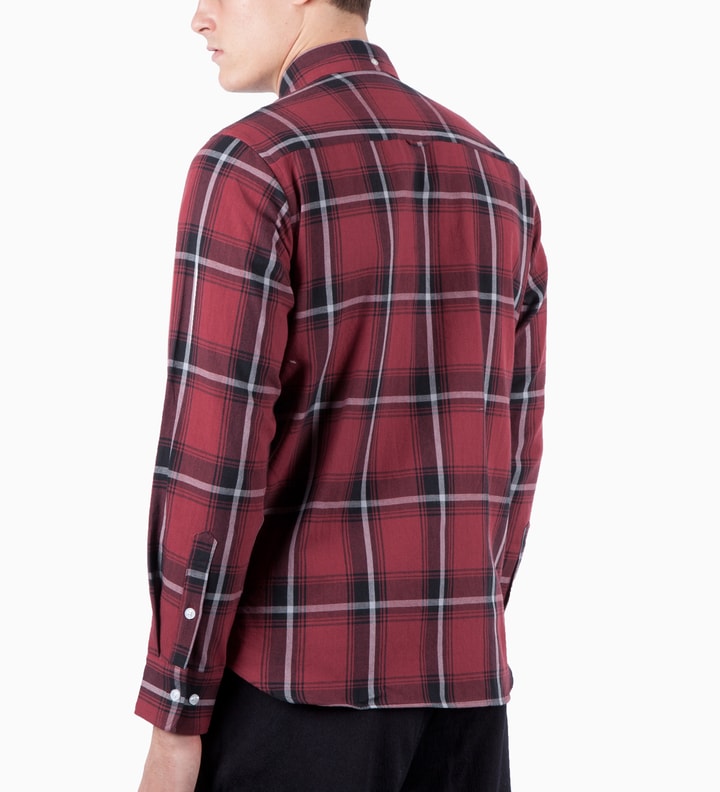 FTC - Red Ombre Plaid Nel B.D Shirt | HBX - Globally Curated
