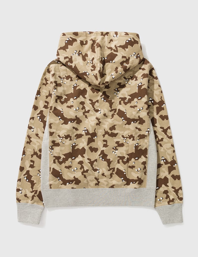 Bape x store stussy camo hoodie