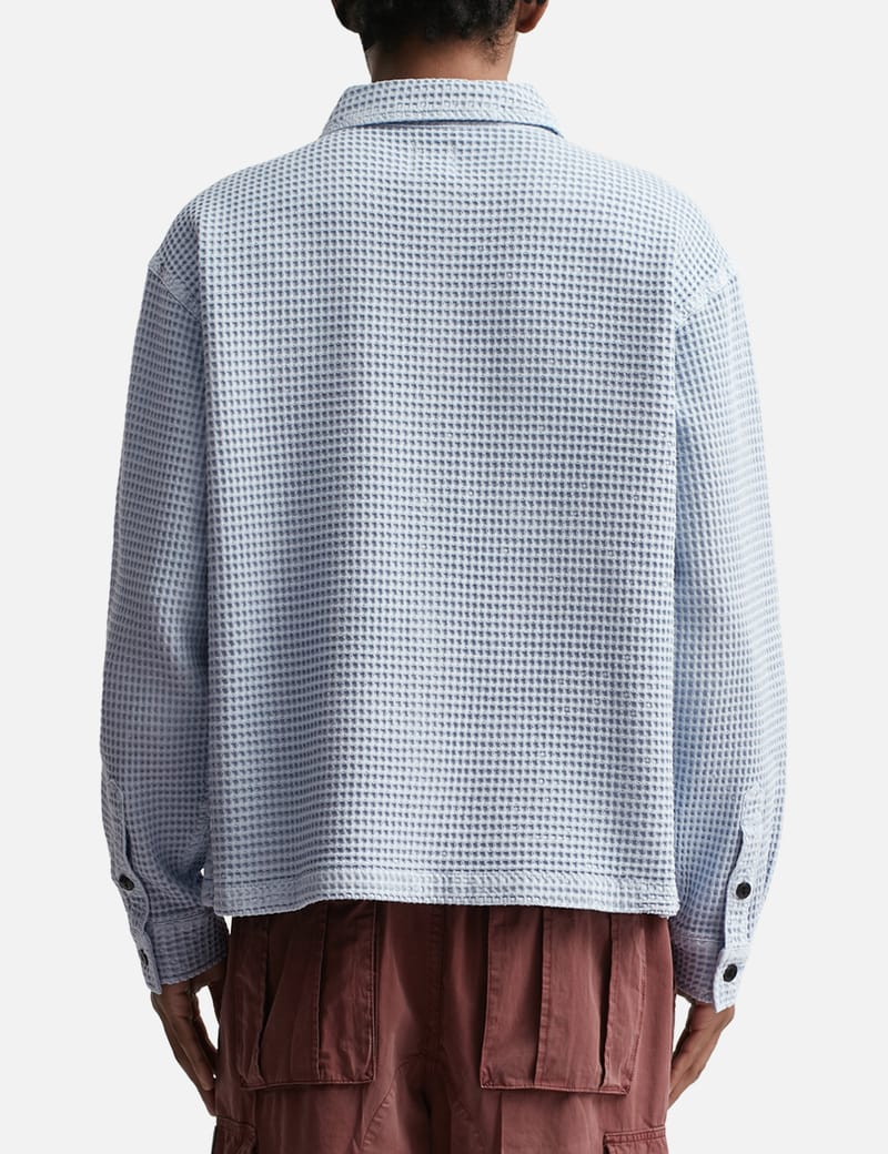 Brain Dead - ワッフルボタン フロントシャツ | HBX