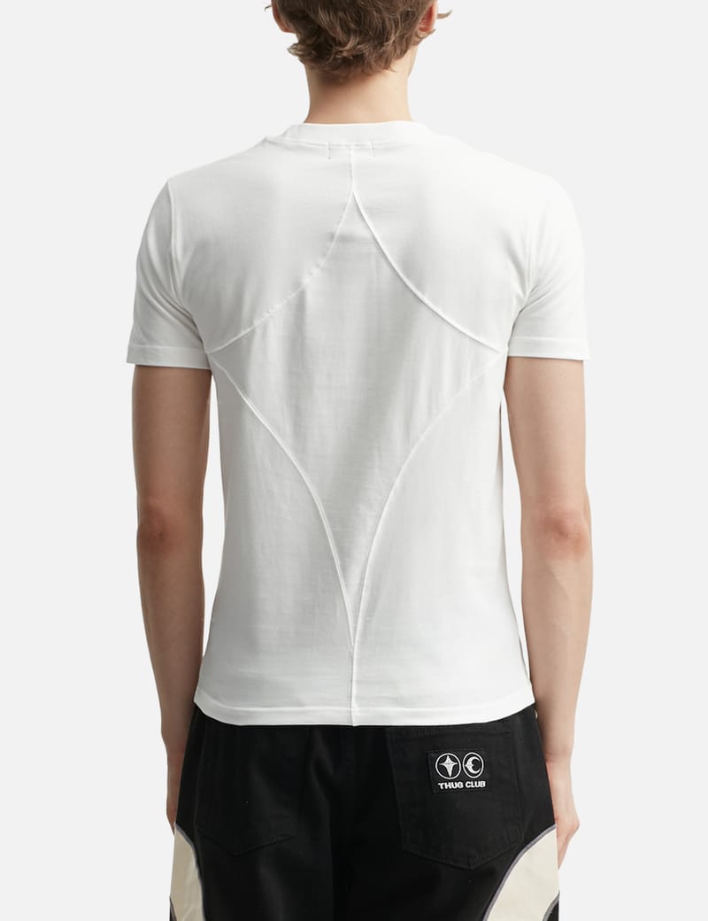 THUG CLUB TC Slim T-shirt White（1） THUG CLUB TC Slim T-Shirt - Sleek cotton tee with metal logo and
