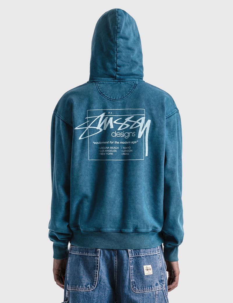 Stüssy - Dyed Stüssy Designs Hoodie | HBX - Globally Curated