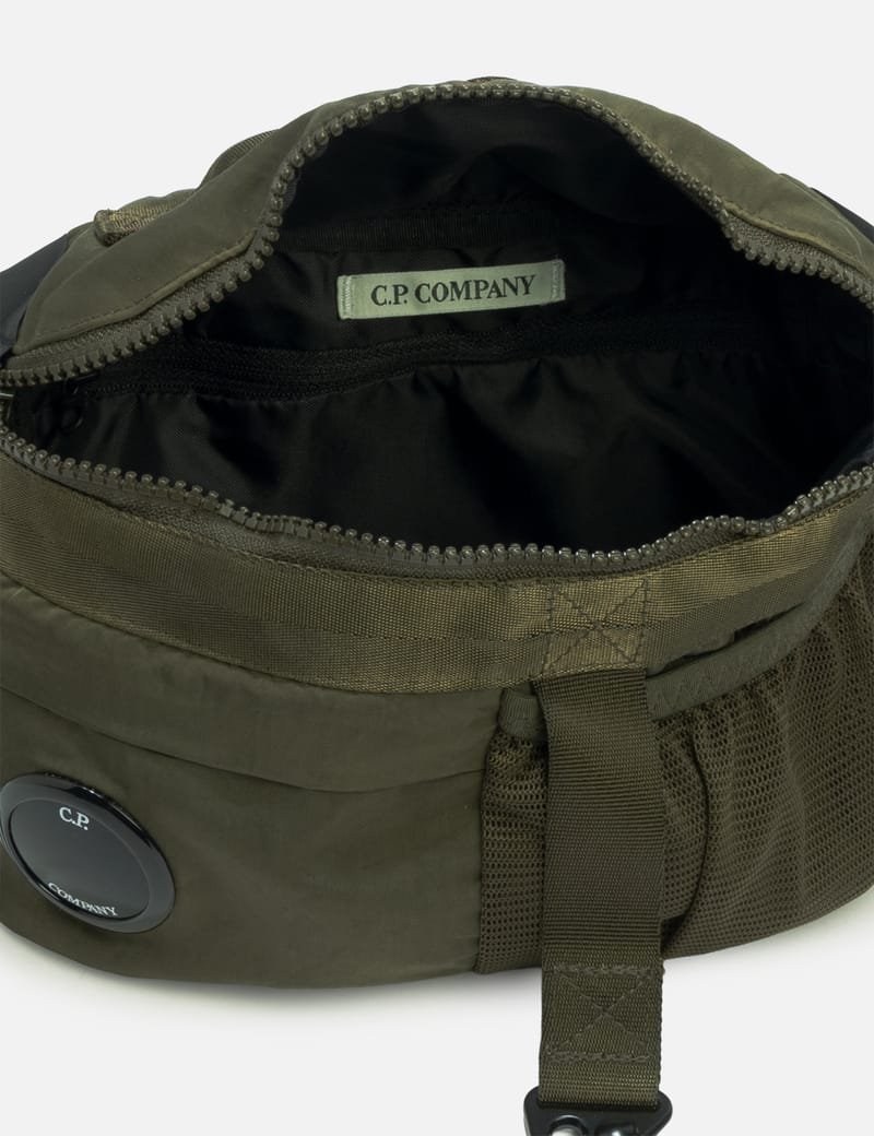 C.P. Company Nylon B Lens Waistbag - Garment-dyed utility bag with