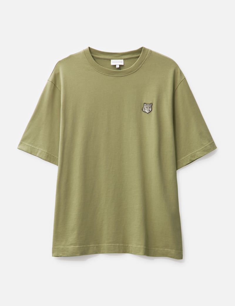 【新品】MAISON KITSUNÉ BOLD FOX HEAD PATCH T Maison Kitsuné - Bold Fox Head Patch Oversized T-Shirt | HBX