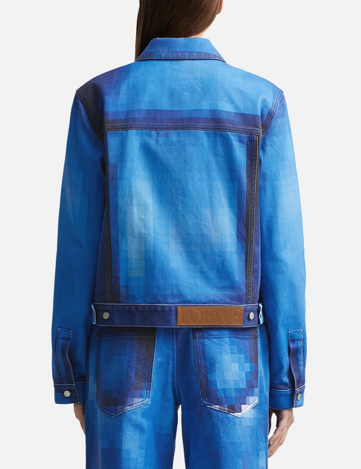 Loewe - Pixelated Denim Jacket | HBX - Globally Curated Fashion and ...