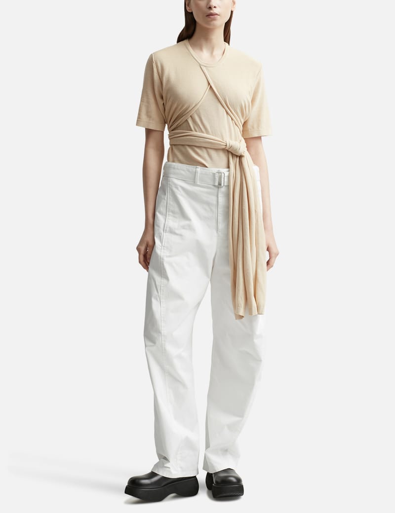 Lemaire - Knotted T-shirt | HBX - Globally Curated Fashion Lemaire - Knotted T-shirt | HBX - Globally Curated Fashion