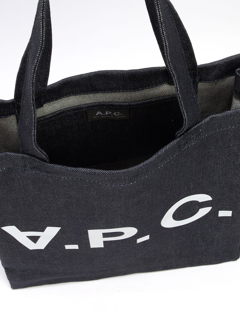 A.P.C. Laure Tote Bag - Indigo Japanese denim tote with V.P.C.