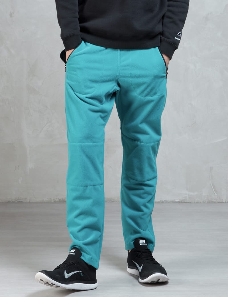 WILD THINGS - Blue Wind Block Micro Fleece Pants | HBX - Globally