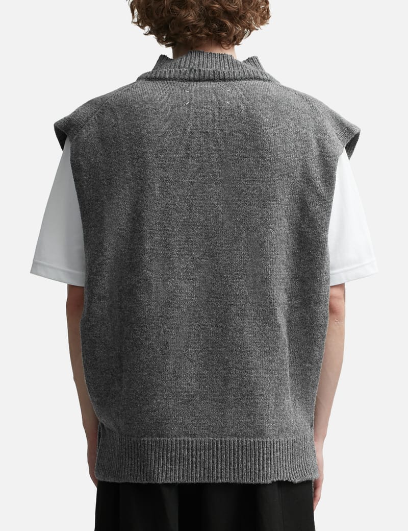 Maison Margiela - Layered Knit Vest | HBX - Globally Curated