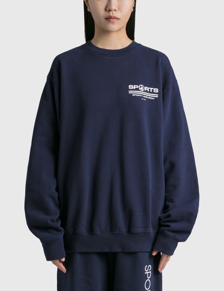 Sporty & Rich Sports Crewneck HBX Globally Curated Fashion and