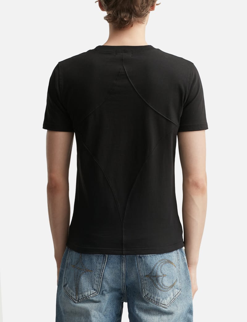 【Thug Club】TC slim T-shirt size 1 THUG CLUB TC Slim T-Shirt - Black slim-fit cotton tee with metal