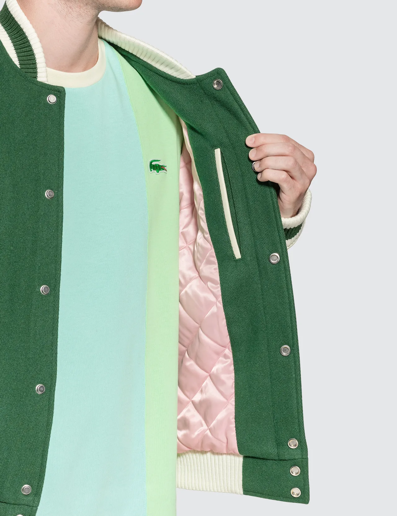 Golf le fleur clearance lacoste teddy jacket green