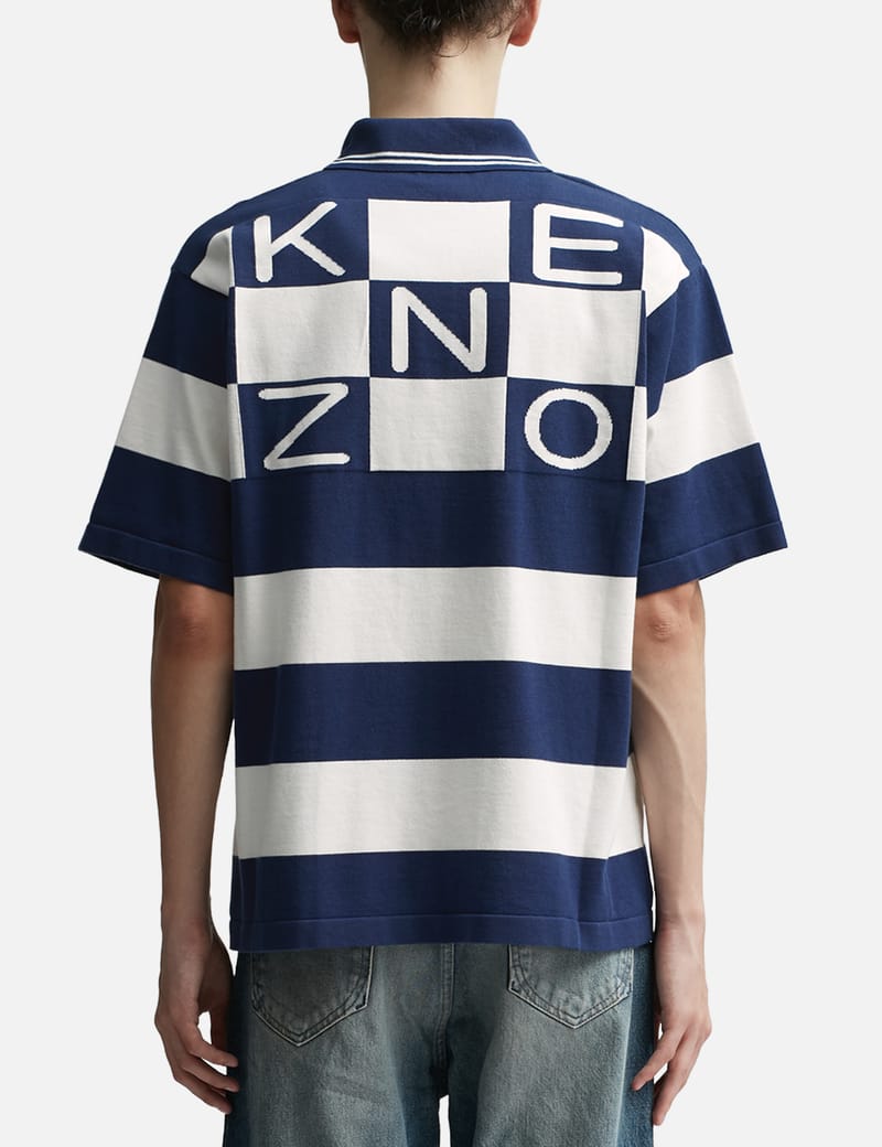 【KENZO】ノーティカル ストライプ ポロシャツ ケンゾー - ノーティカル ストライプ ポロシャツ | HBX - ハイプ